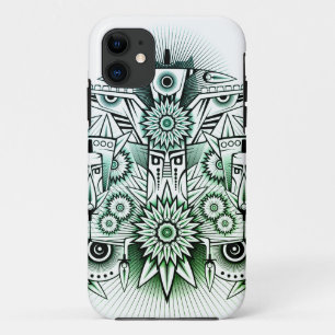 Tribal Design Grünstich Case-Mate iPhone Hülle