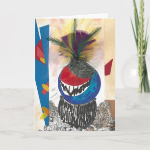 Tribal Design Grußkarte Karte