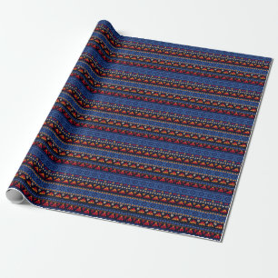 Tribal-Design: Multifunktionales nahtloses Muster. Geschenkpapier