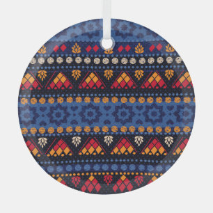 Tribal-Design: Multifunktionales nahtloses Muster. Ornament Aus Glas