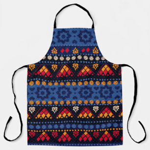 Tribal-Design: Multifunktionales nahtloses Muster. Schürze