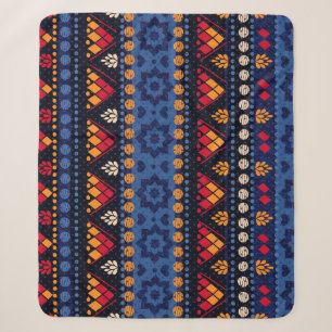 Tribal-Design: Multifunktionales nahtloses Muster. Sherpadecke