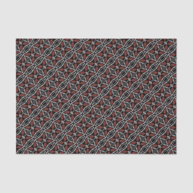 Tribal Diamond Seidenpapier (Vorderseite)
