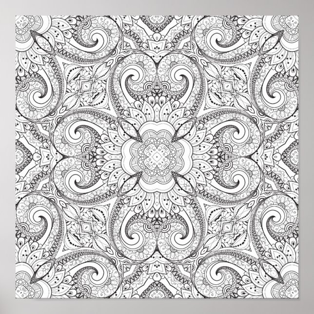 Tribal Doodle 3 Poster (Vorne)