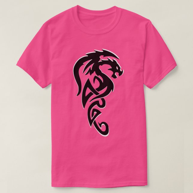 Tribal Dragon Celtic T-Shirt (Design vorne)
