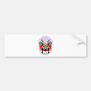 Tribal Dragon Mask Autoaufkleber