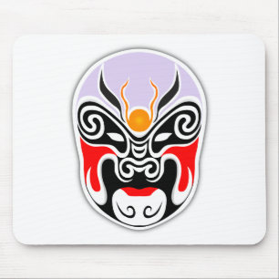 Tribal Dragon Mask Mousepad