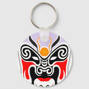 Tribal Dragon Mask Schlüsselanhänger