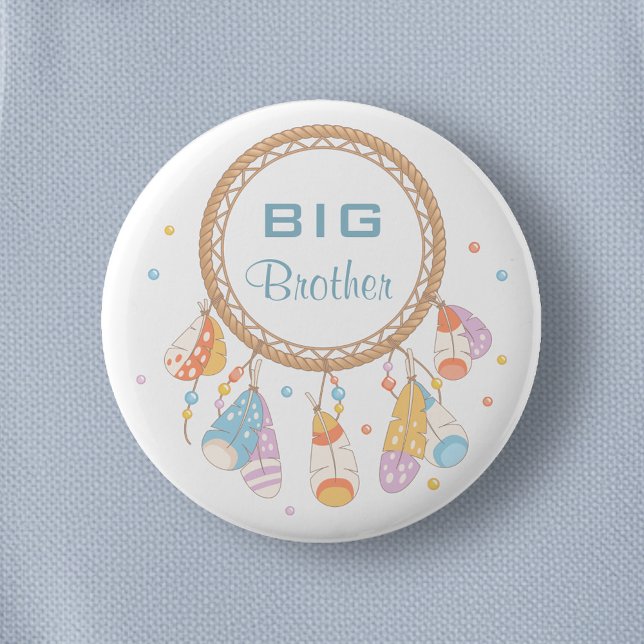 Tribal Dreamcatcher Boho Big Brother Button (Von Creator hochgeladen)