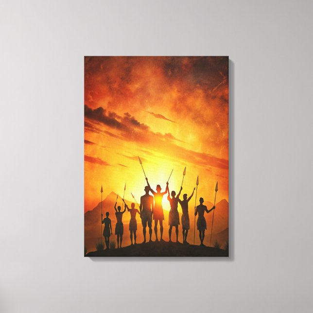 Tribal Dreams Leinwand Art (Vorderseite)