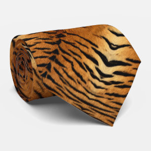 Tribal Dschungeltierpelz Tiger Print Krawatte