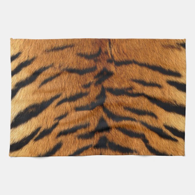 Tribal Dschungtier Tiger Print Küchentuch (Horizontal)