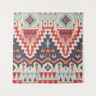 Tribal Elegance: Geometrisches Ethnic Print Wandteppich
