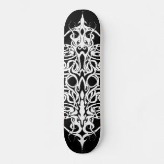 Tribal Empire Tattoo Schwarz und Weiß Skateboard