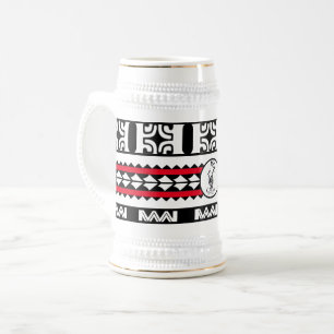 Tribal Ethnic/Red Band Bierglas