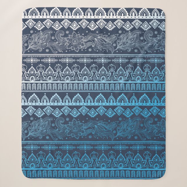 Tribal ethnic seamless  sherpadecke (Vorderseite)