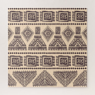 Tribal, ethnisch, vintage Geschäftsmuster Puzzle