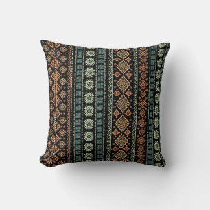 Tribal Ethnisches Vintage-Geschäftsmuster Kissen