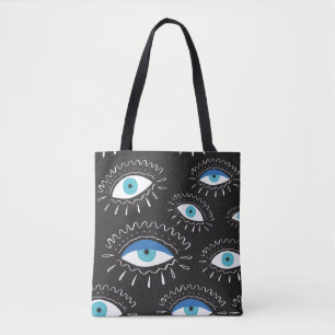 Tribal Eye Feathers Fashion Pattern