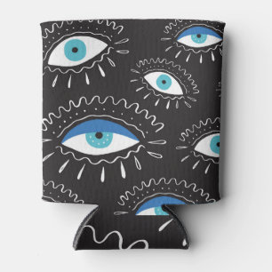 Tribal Eye Feathers Fashion Pattern Dosenkühler