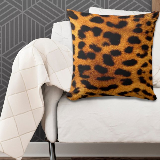 Tribal fashionista safari Animal Leopard Druck Kissen (tribal fashionista safari animal leopard print throw pillow)