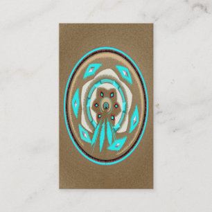 Tribal Feather Business Cards Visitenkarte