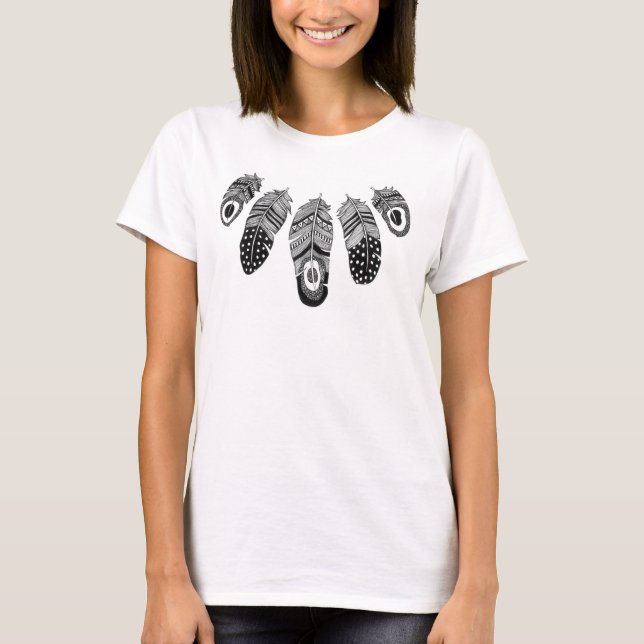 Tribal Feather T - Shirt (Vorderseite)