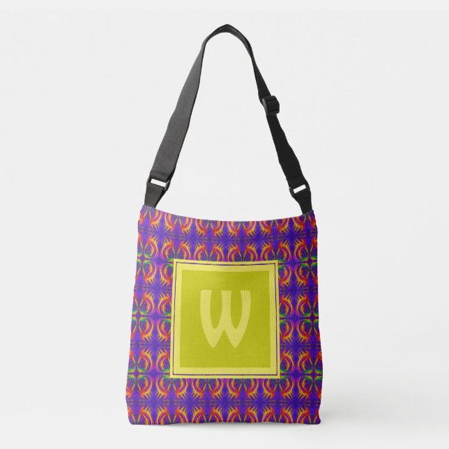 Tribal Fiery and your letter Tragetaschen Mit Langen Trägern (Vorderseite)