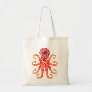 Tribal Fire Octopus Tragetasche