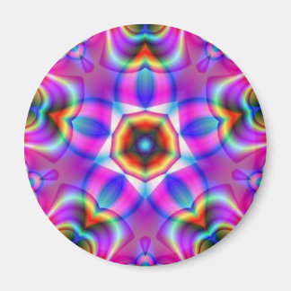 Tribal Fraktal Mandala Star Blume Magnet