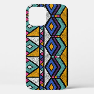 Tribal Geometric Aztec: Farbiges Vintages Muster Case-Mate iPhone Hülle