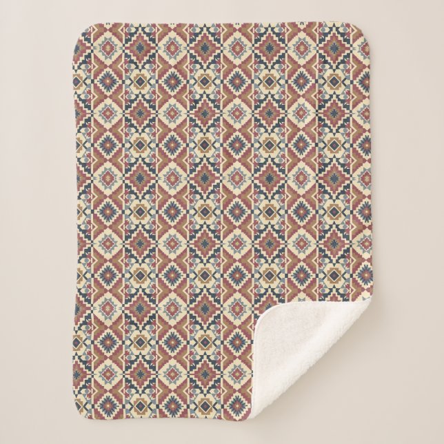  tribal geometric pattern sherpadecke (Vorderseite)