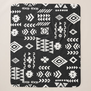 Tribal geometrisch: Stilvoller nahtloser Hintergru Sherpadecke