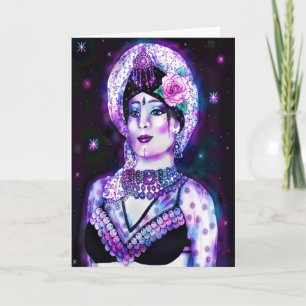 Tribal Goddess Greeting Card Karte