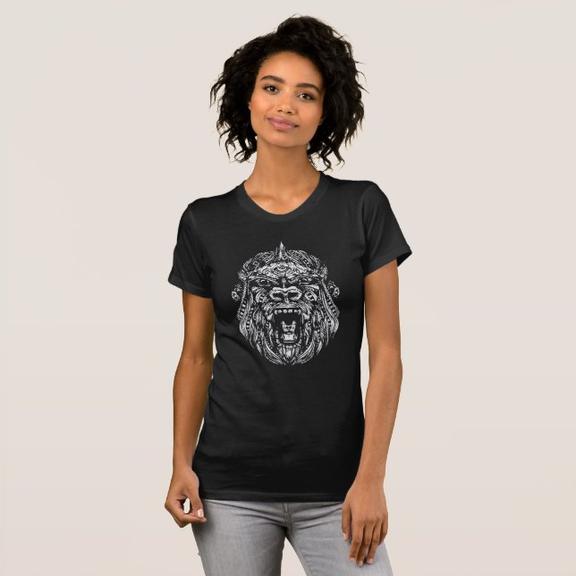 Tribal Gorilla T-Shirt (Vorne ganz)