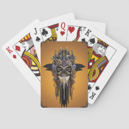 Tribal Gothic Skull Playing Card Spielkarten