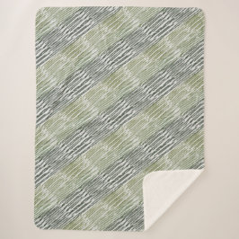 Tribal Green Stripes Abstract Pattern  Sherpadecke