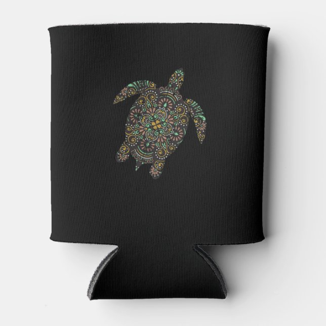 Tribal Hawaiian Sea Turtle Dosenkühler (Vorderseite)