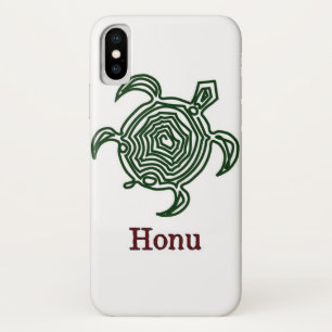Tribal Hawaiian Sea Turtle in Green Case-Mate iPhone Hülle