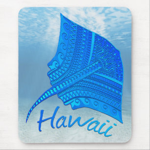 Tribal Hawaiian Stingray Mousepad