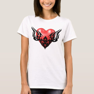 Tribal Heart Long Sleeve T - Shirt