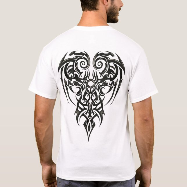 Tribal Heart Shield T-Shirt (Rückseite)