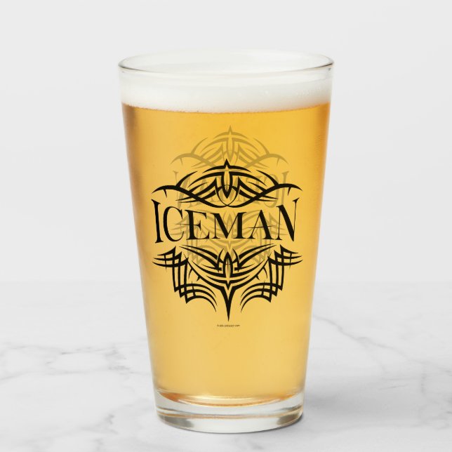 Tribal Hockey (Iceman) Glas (Vorne (Gefüllt))