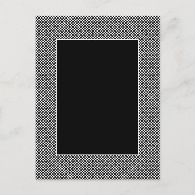 Tribal Imperfect Dots Postkarte (Vorderseite)