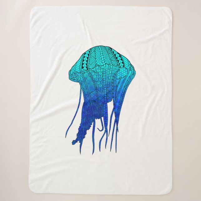 Tribal Jellyfish Sherpadecke (Vorderseite)