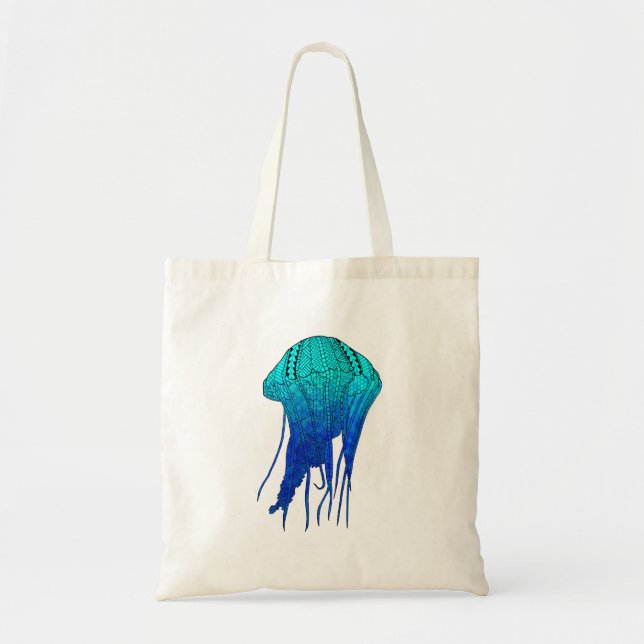 Tribal Jellyfish Tragetasche (Vorne)