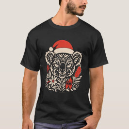 Tribal-Koala-Weihnachten – Tattoo-inspiriert T-Shirt