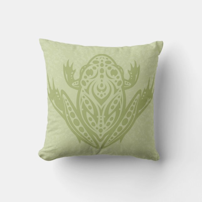 Tribal Leopard Frog Kissen (Vorderseite)