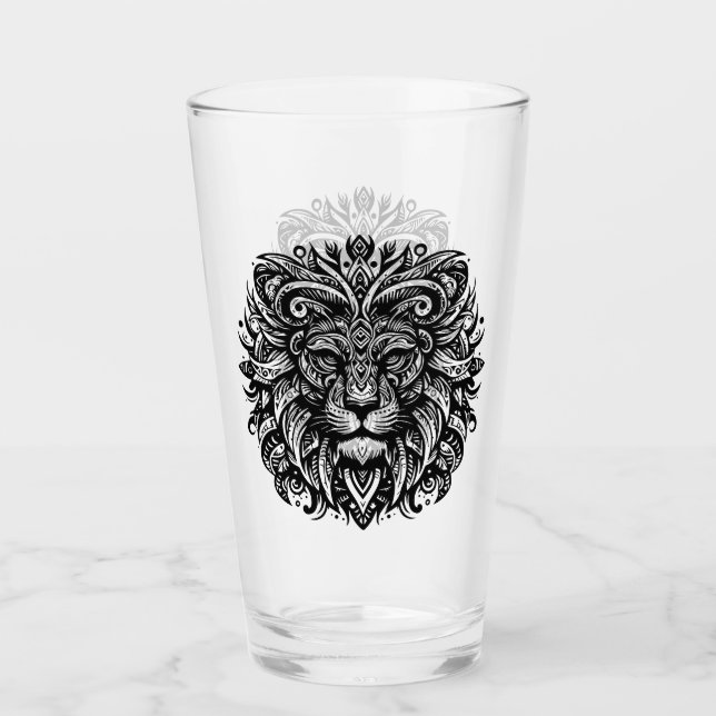 Tribal Lion Glas (Vorderseite)