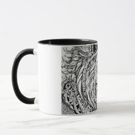 Tribal Lion Head Inspiriert Klassische Tasse